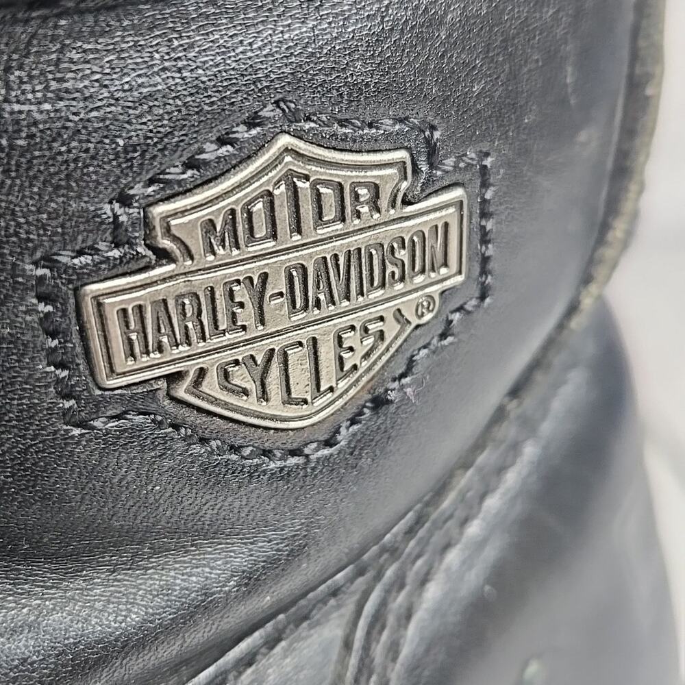 Harley Davidson Faded Glory Boots Women's Size 8.5 Black Leather Buckle 81024 - Picture 12 of 14